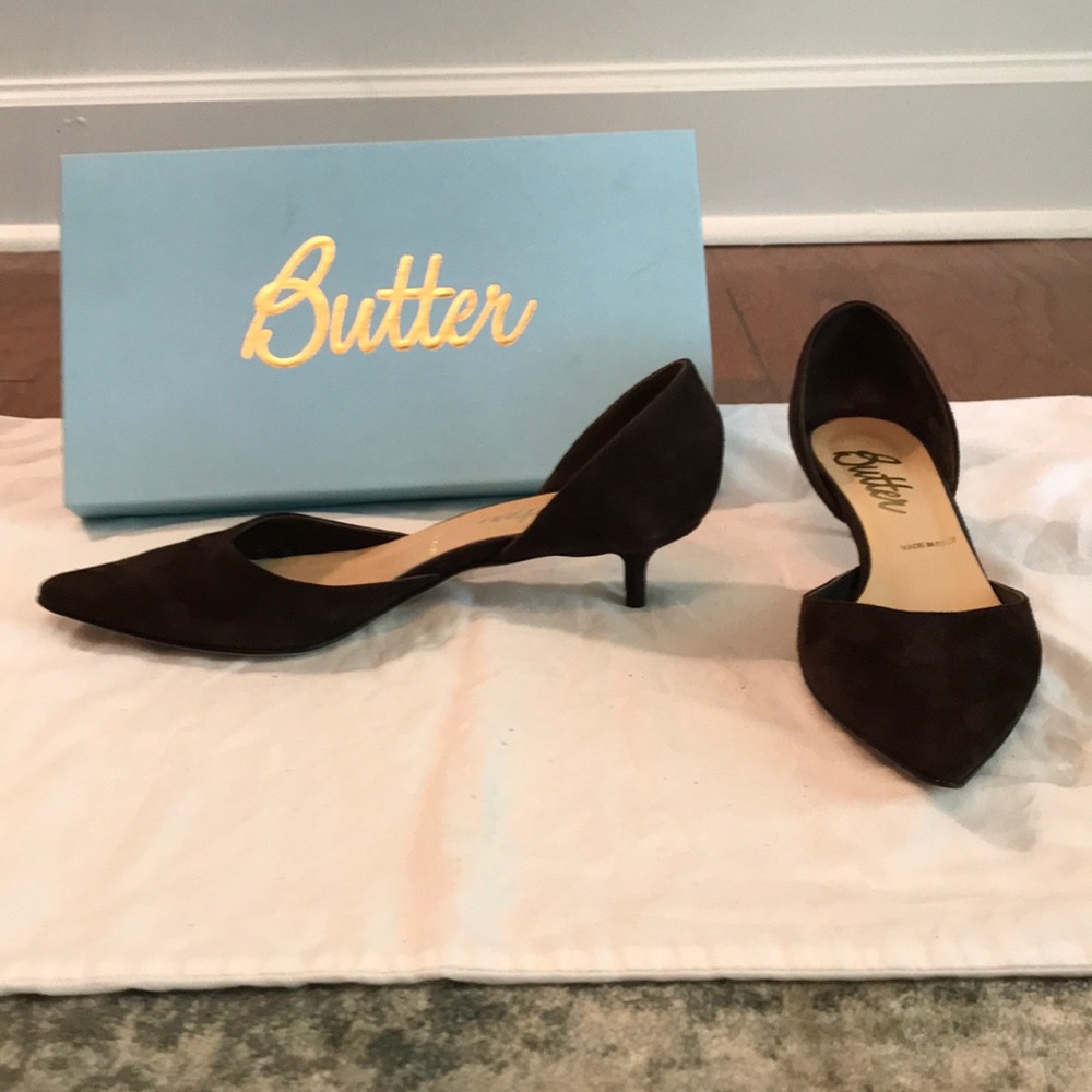 Butter Kitten Heels Shoes 7.5